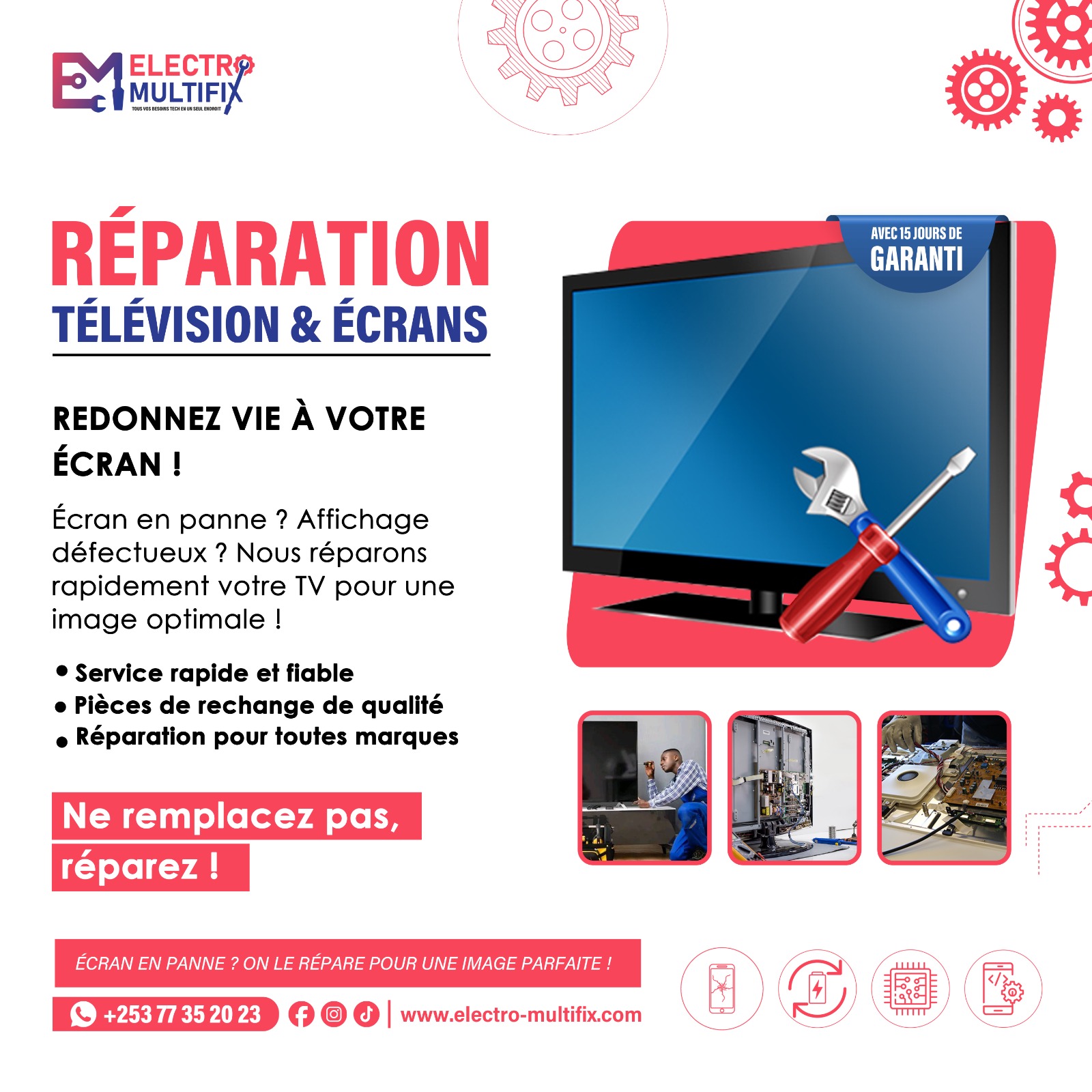 Service réparation télévision & écran